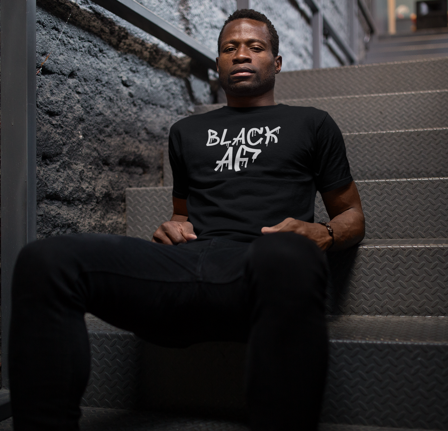 Black AF | Men's Relaxed Fit T-Shirt