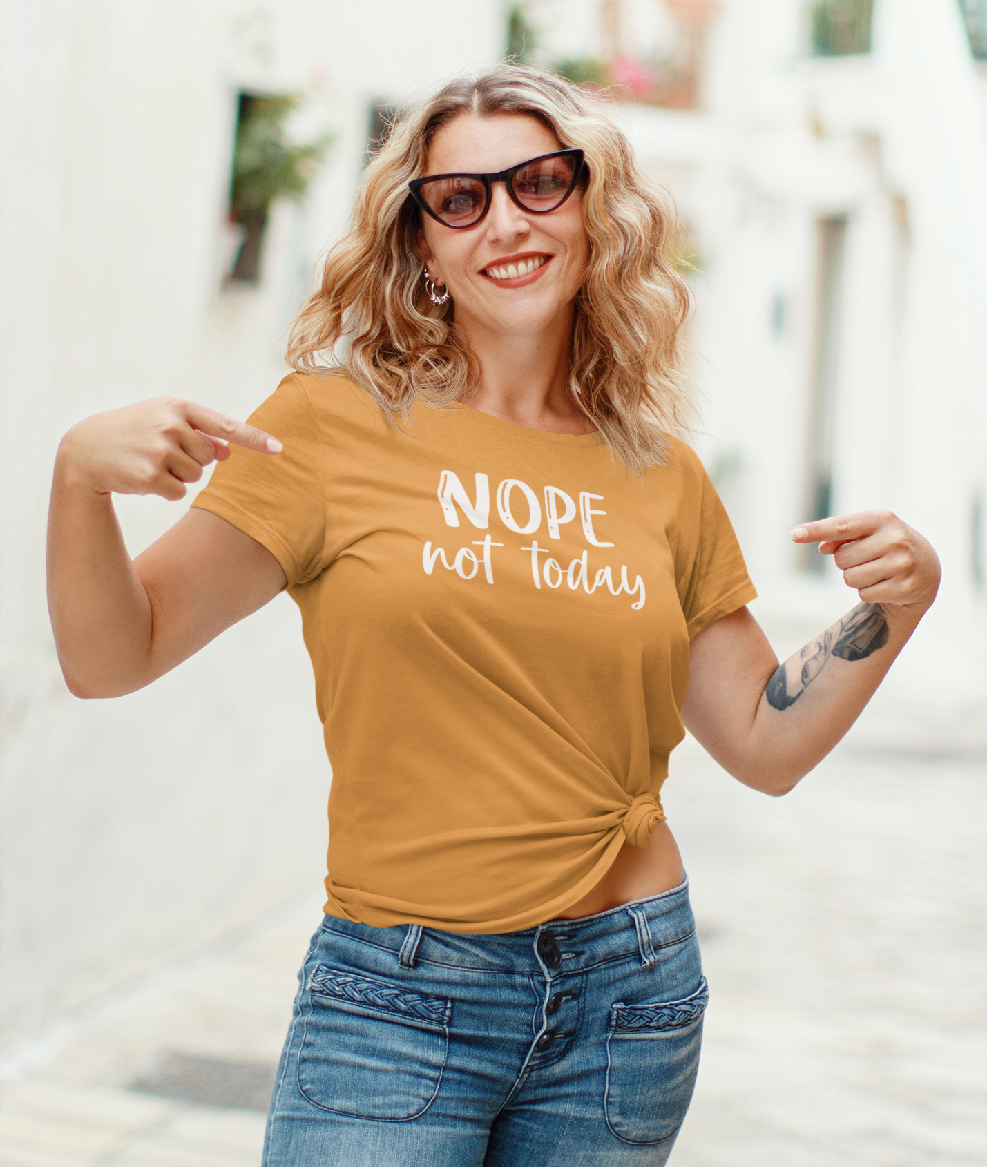 Nope. Not Today | Women's FashionFit T-Shirt