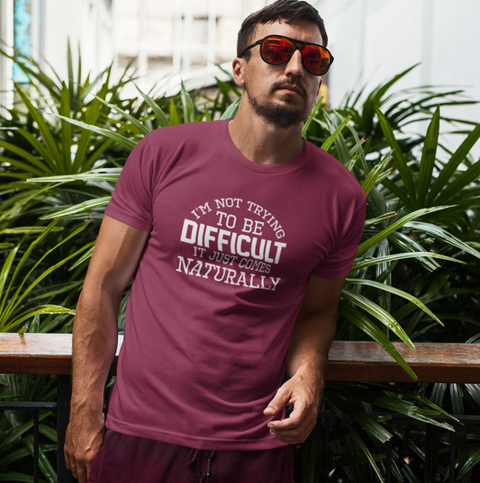 Difficult Comes Natural | Men's Relaxed Fit T-Shirt