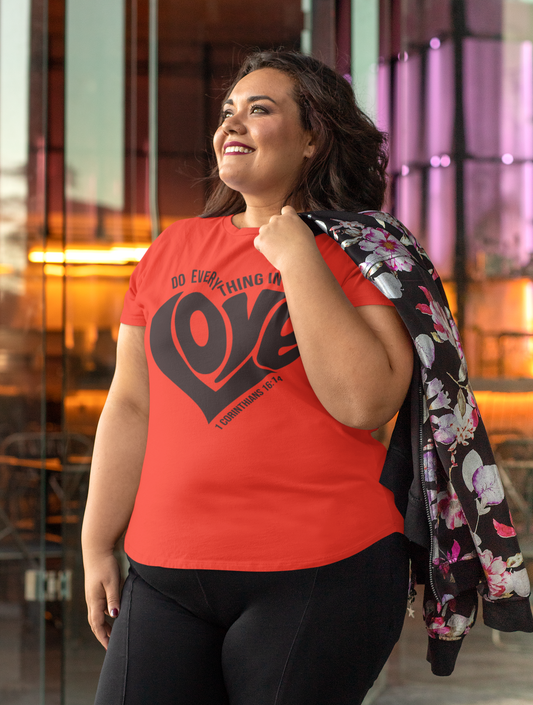 Do Everything In Love | Women's FashionFit T-Shirt