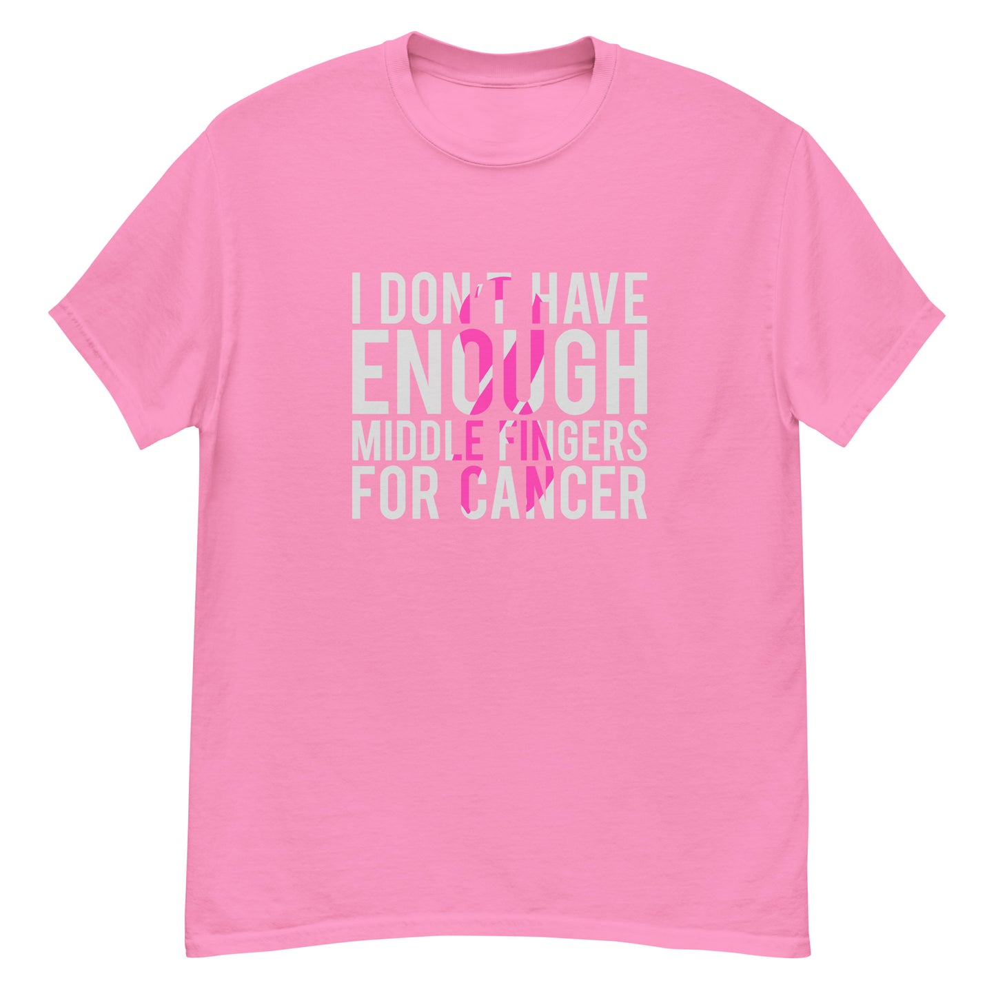 Middle Fingers For Cancer | Unisex Classic T-Shirt