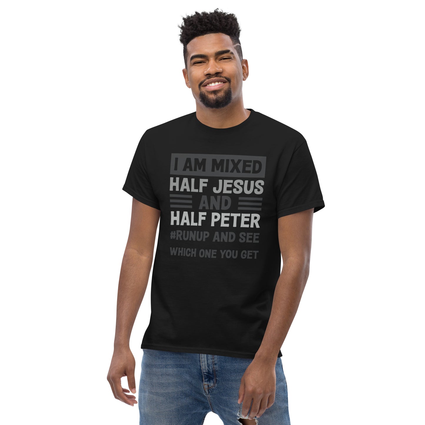 Half Jesus, Half Peter | Unisex Classic T-Shirt