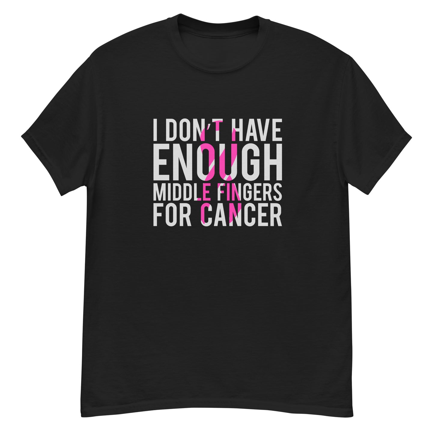 Middle Fingers For Cancer | Unisex Classic T-Shirt