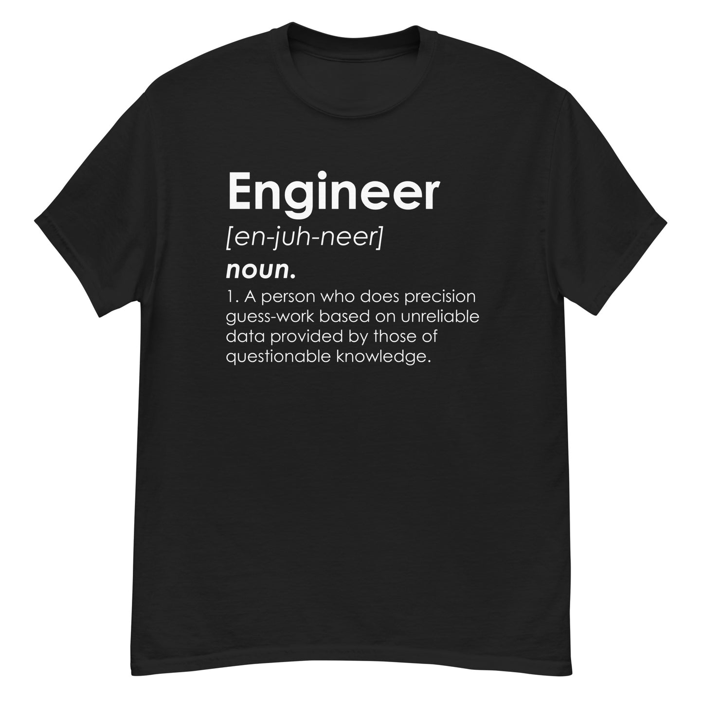 Definition of Engineer | Unisex Classic T-Shirt