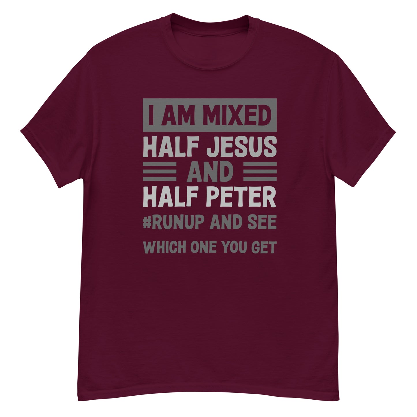 Half Jesus, Half Peter | Unisex Classic T-Shirt