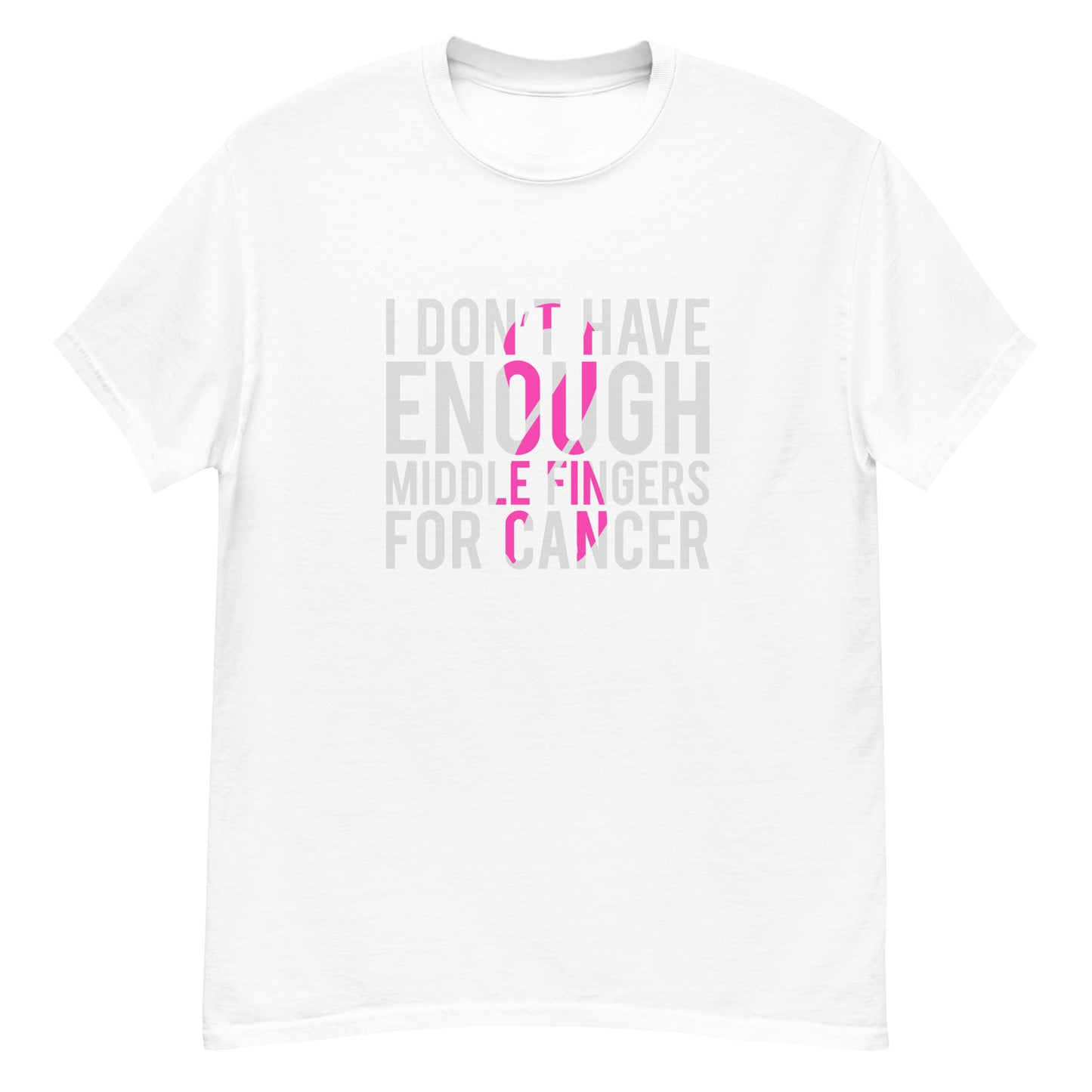 Middle Fingers For Cancer | Unisex Classic T-Shirt