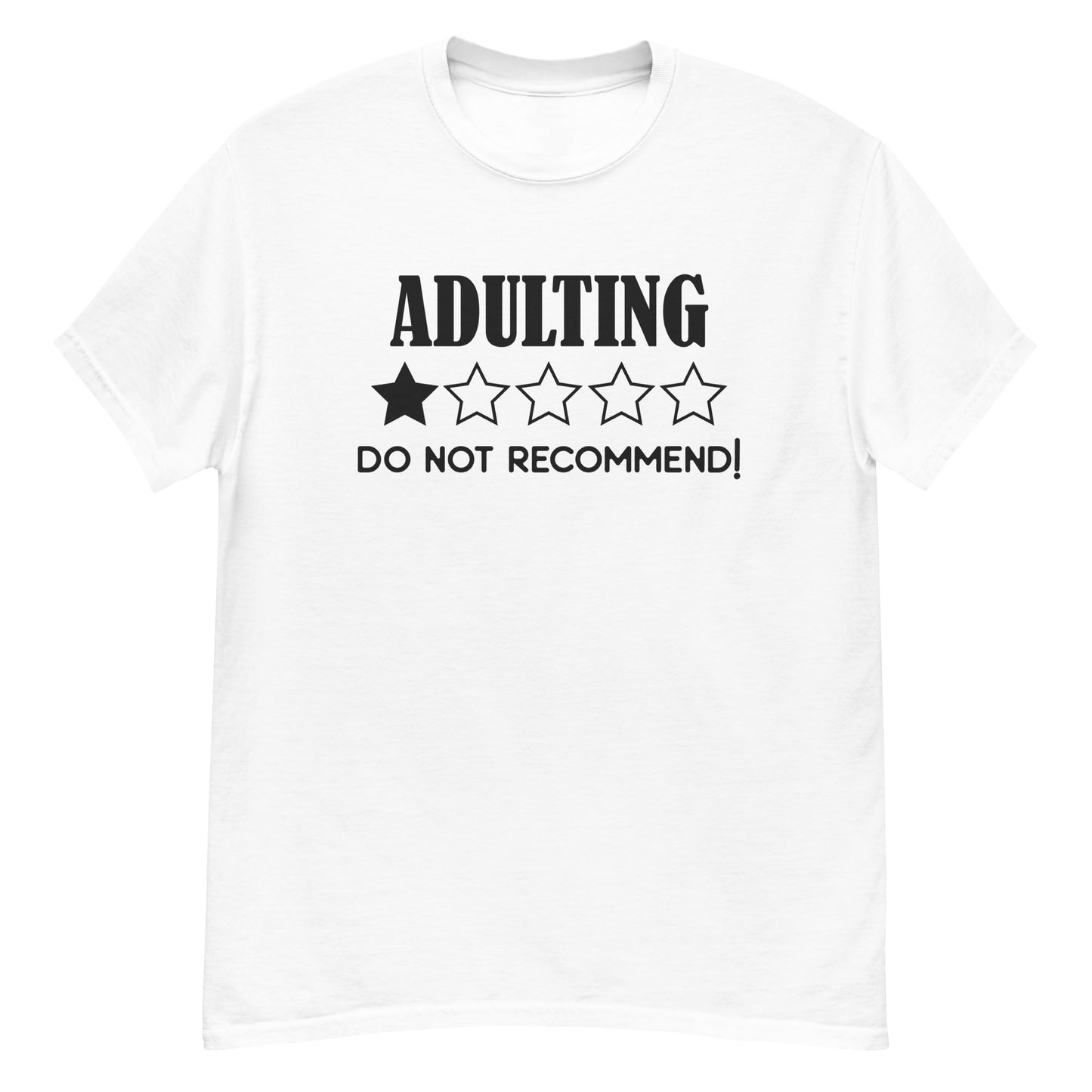 Adulting. Do Not Recommend | Unisex Classic T-Shirt