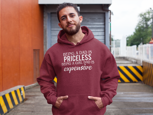 GirlDad Versus Wallet | Men's Lightweight Hoodie