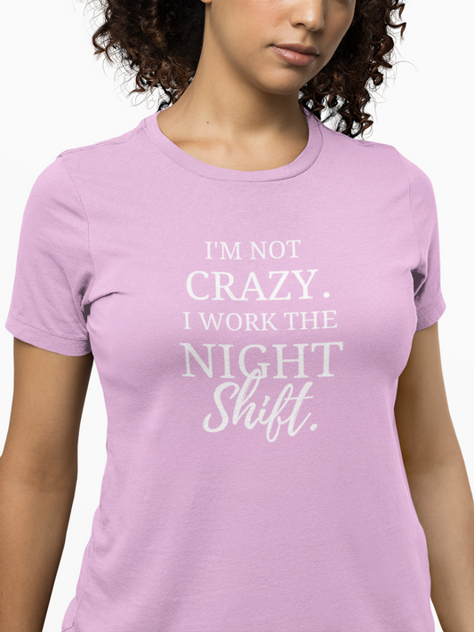 I Work The Night Shift | Women's Relaxed Fit T-Shirt