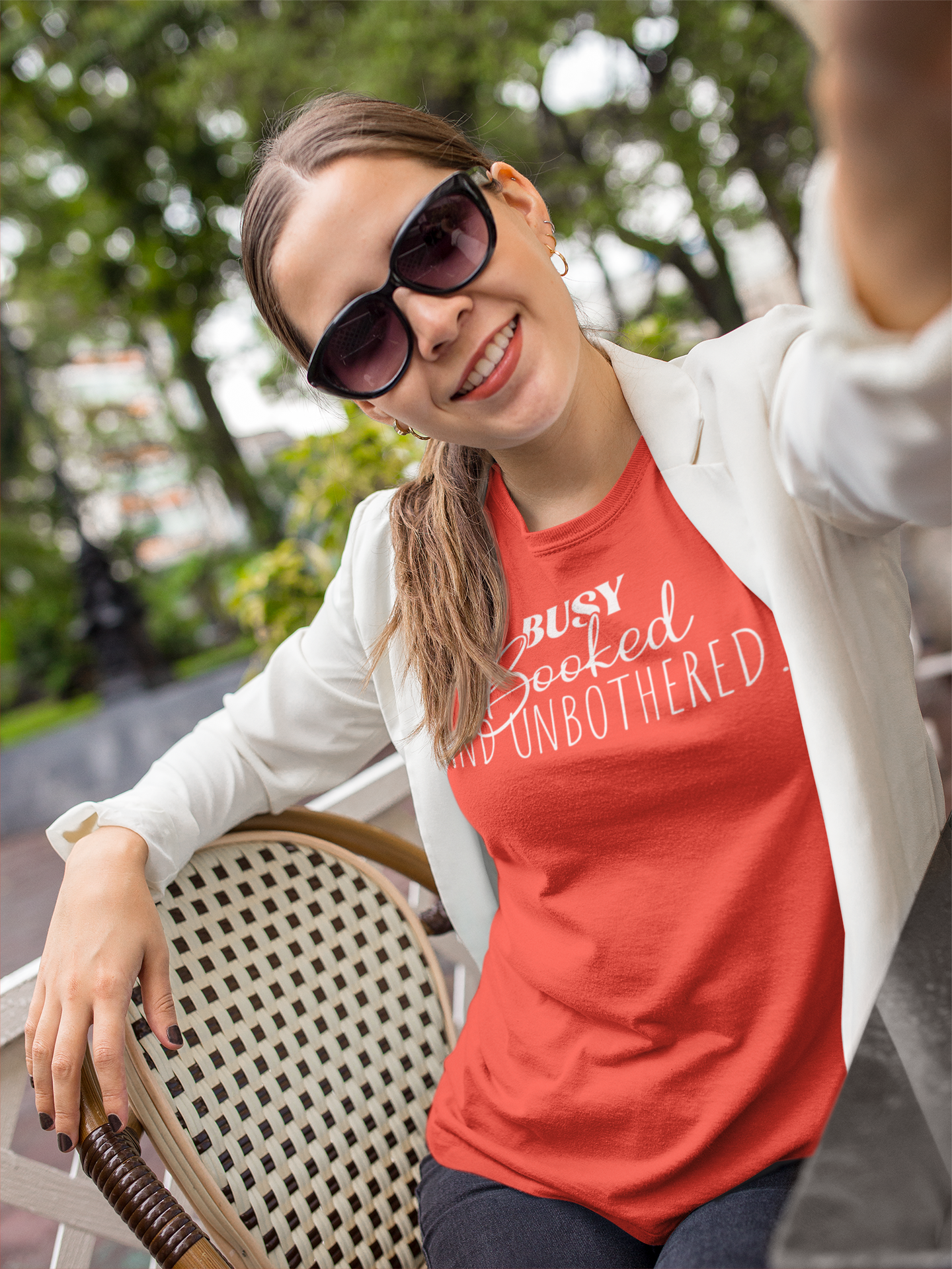 Busy, Booked and Unbothered | Women's FashionFit T-Shirt