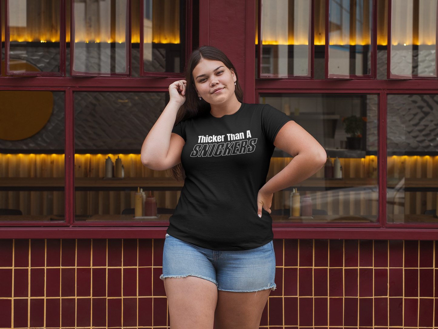 Thicker Than A Snickers | Women's FashionFit T-Shirt