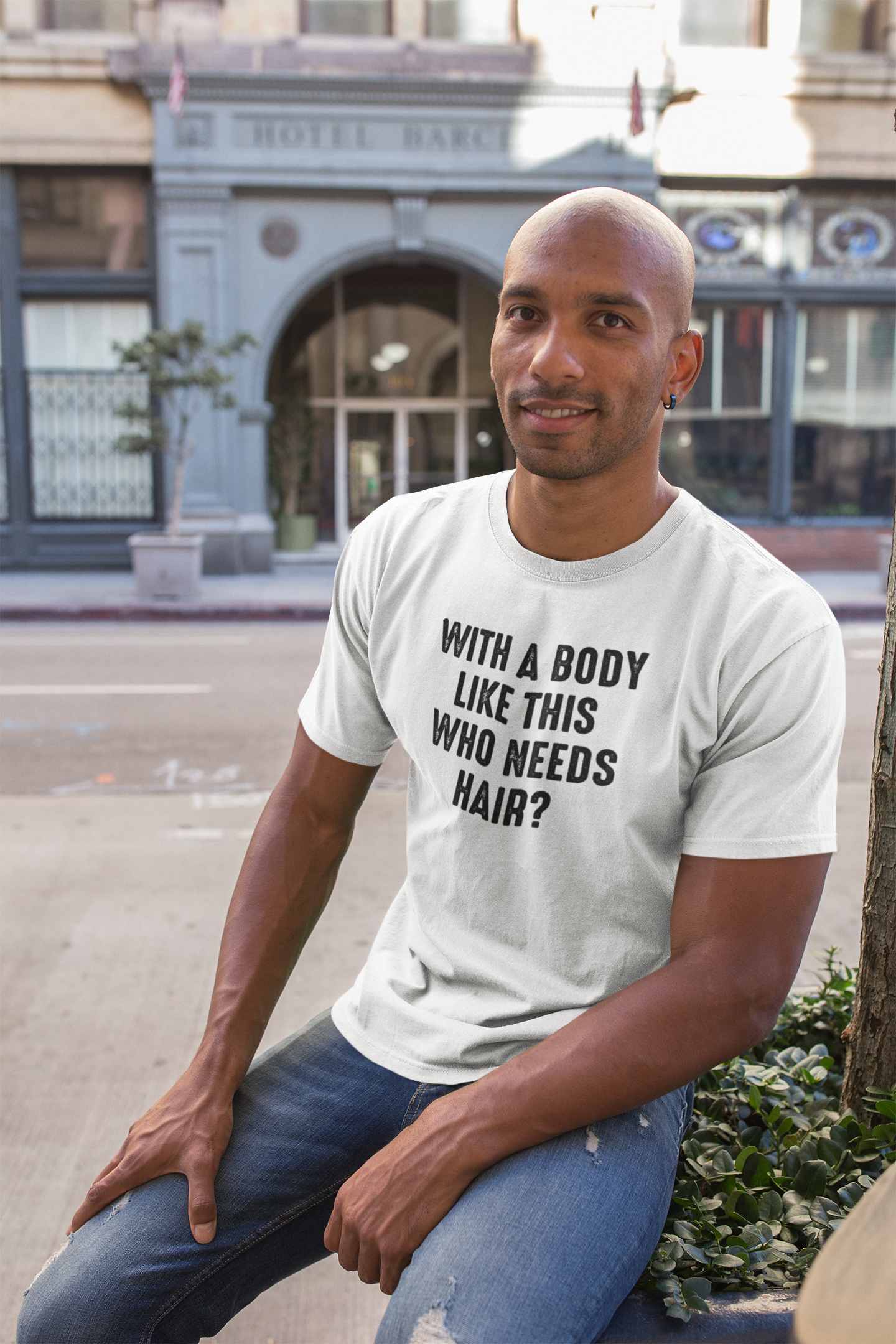 Who Needs Hair? | Men's Classic T-Shirt