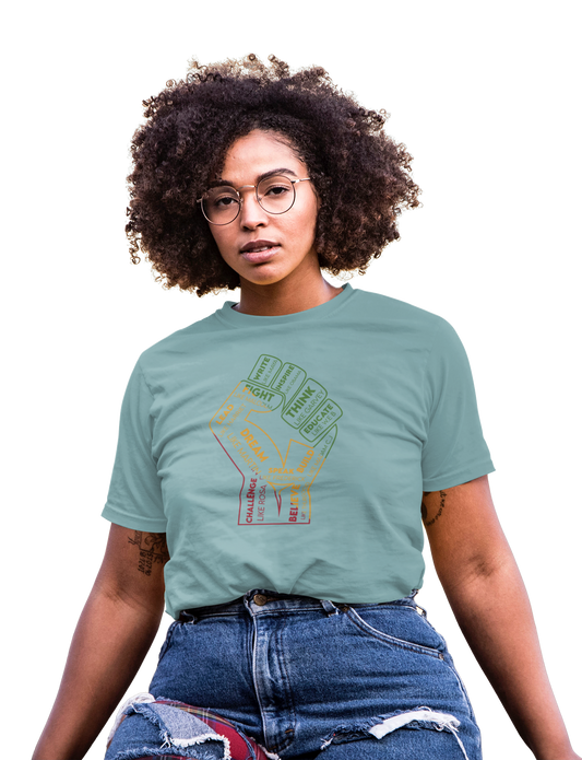 Black Heroes Proud Fist | Women's FashionFit T-Shirt