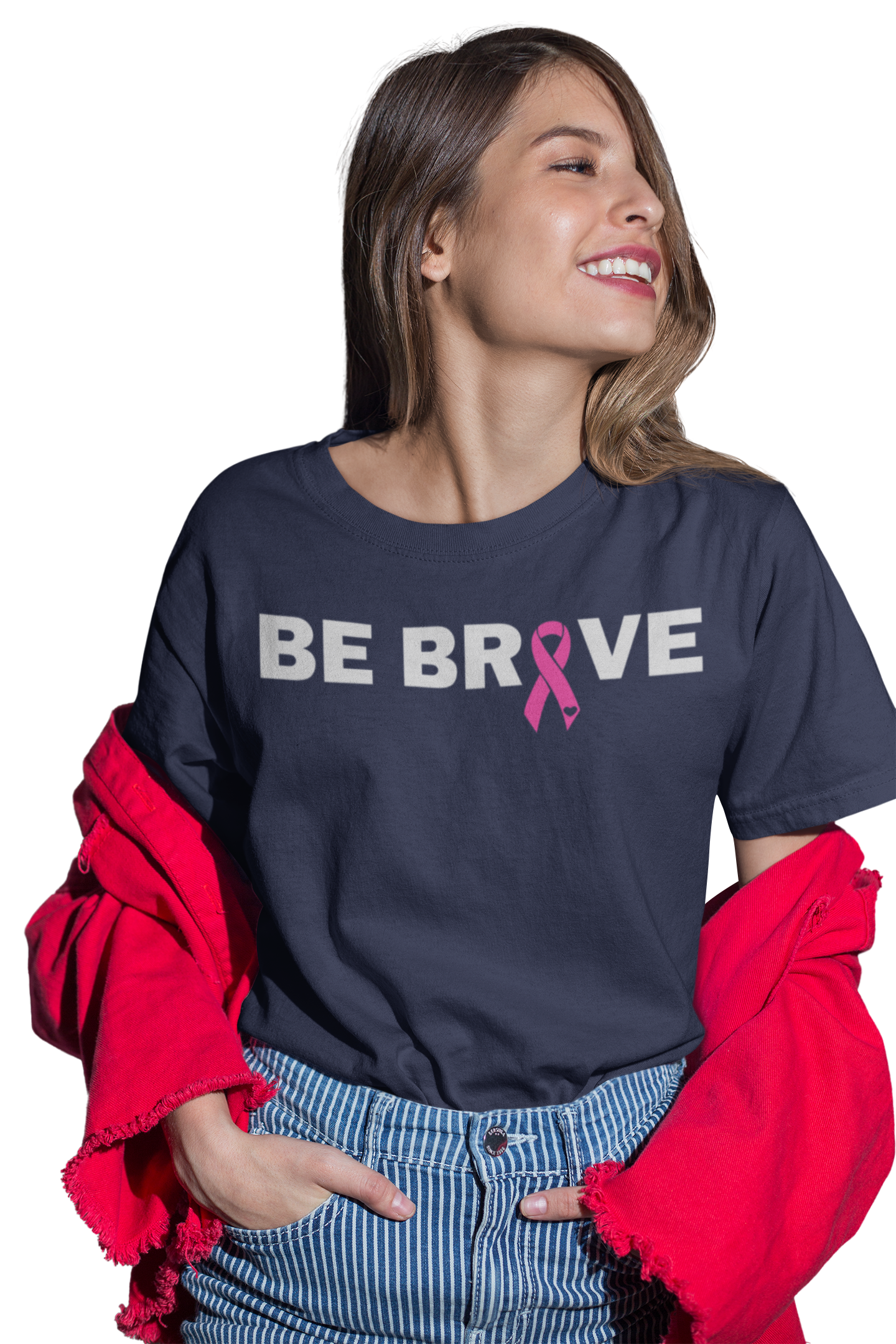 Be Brave Ribbon | Women's Relaxed Fit T-Shirt