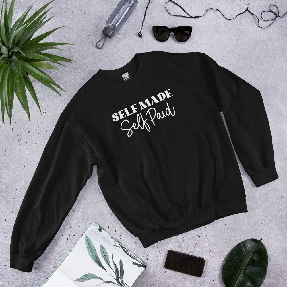 Self Made Self Paid | Unisex Fleece Sweatshirt