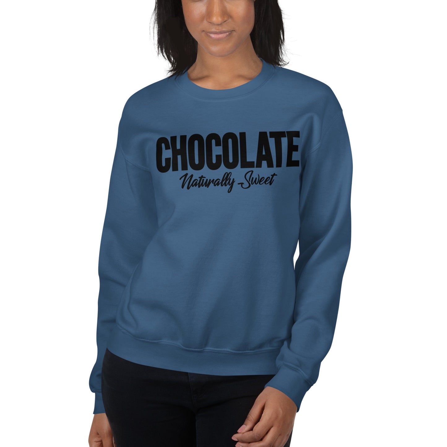 Chocolate Naturally Sweet | Women's Fleece Sweatshirt