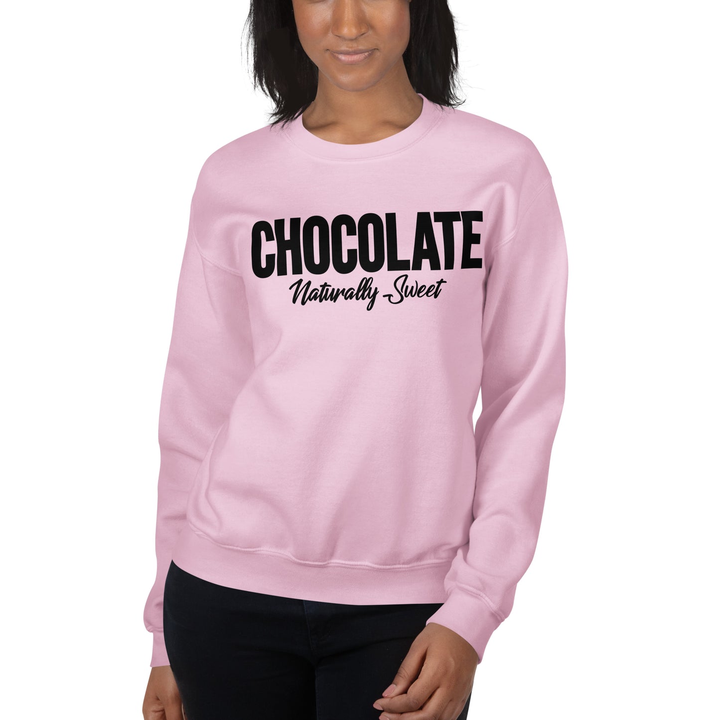 Chocolate Naturally Sweet | Women's Fleece Sweatshirt