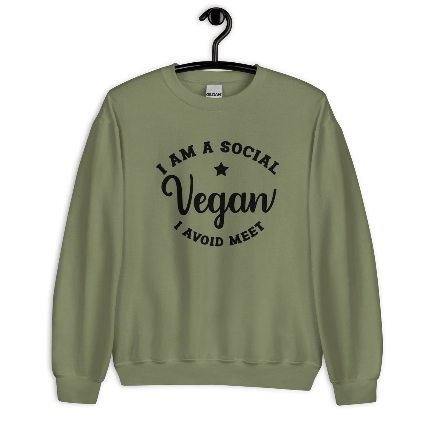 Social Vegan | Unisex Fleece Sweatshirt