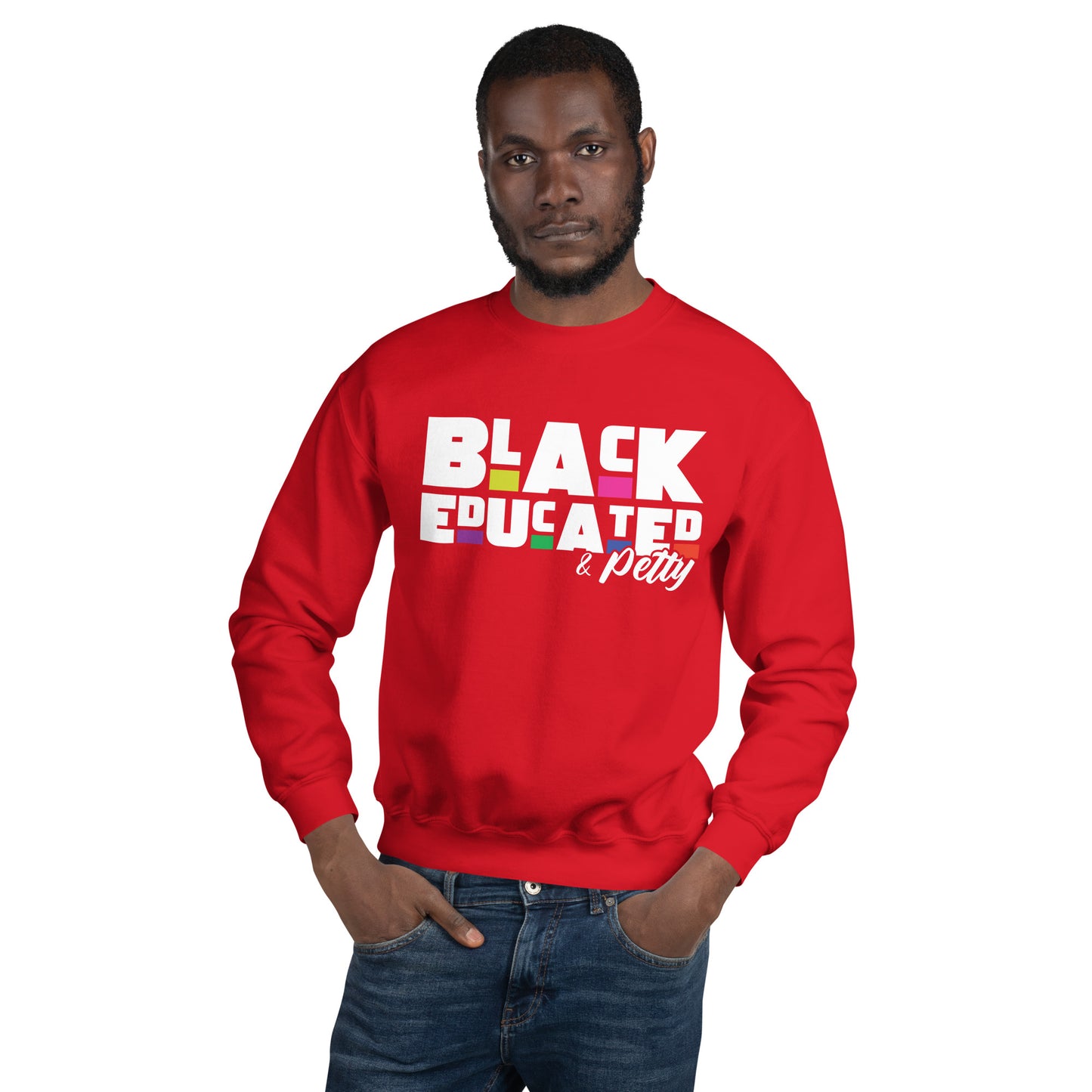 Black, Educated & Petty | Unisex Fleece Sweatshirt