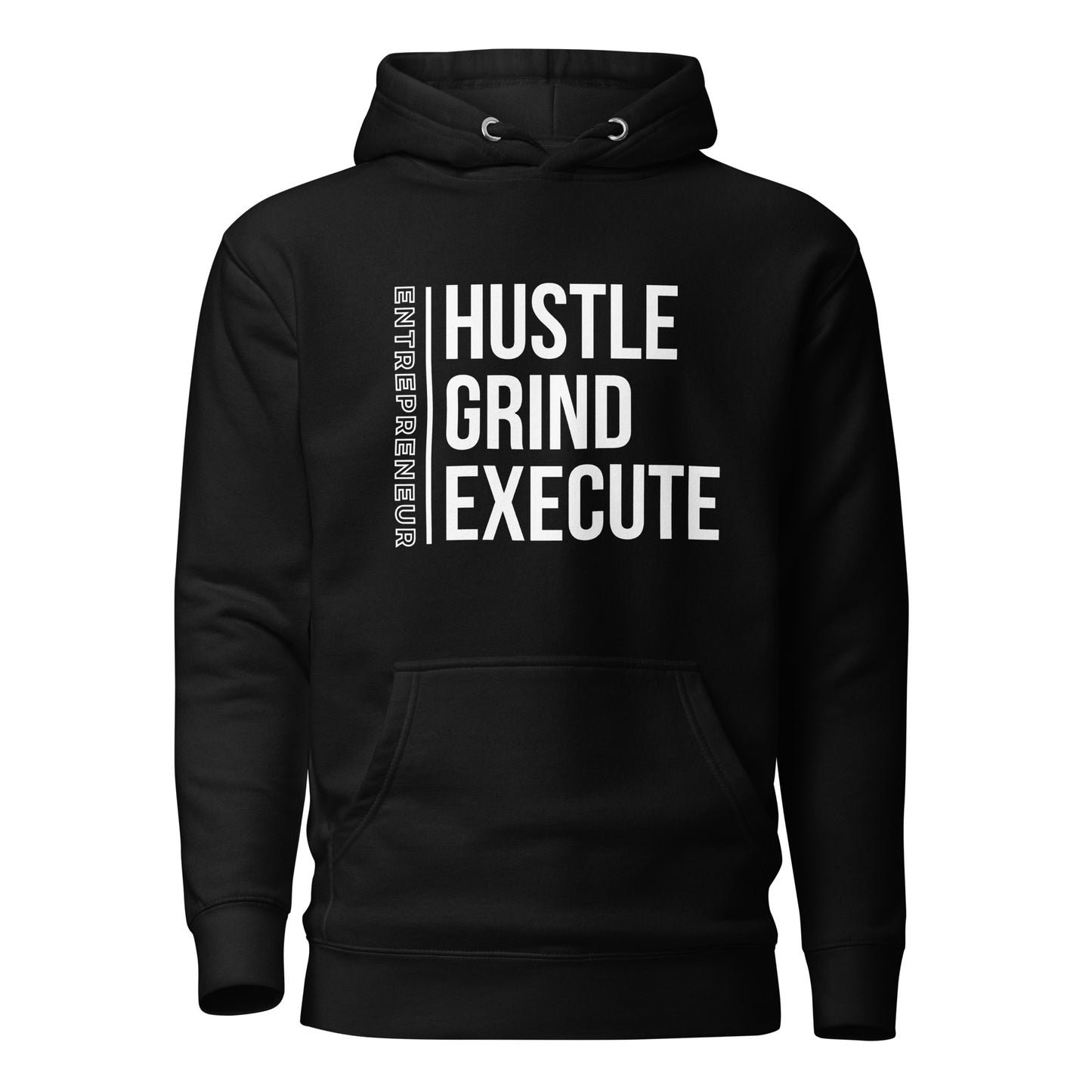 Entrepreneur's Hustle Grind Execute | Unisex Lightweight Hoodie