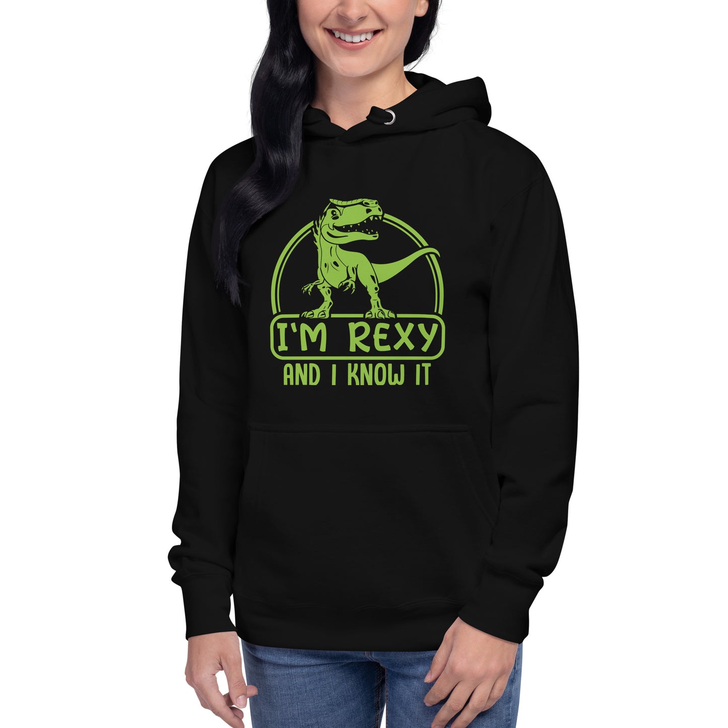 I'm Rexy And I Know It | Unisex Lightweight Hoodie