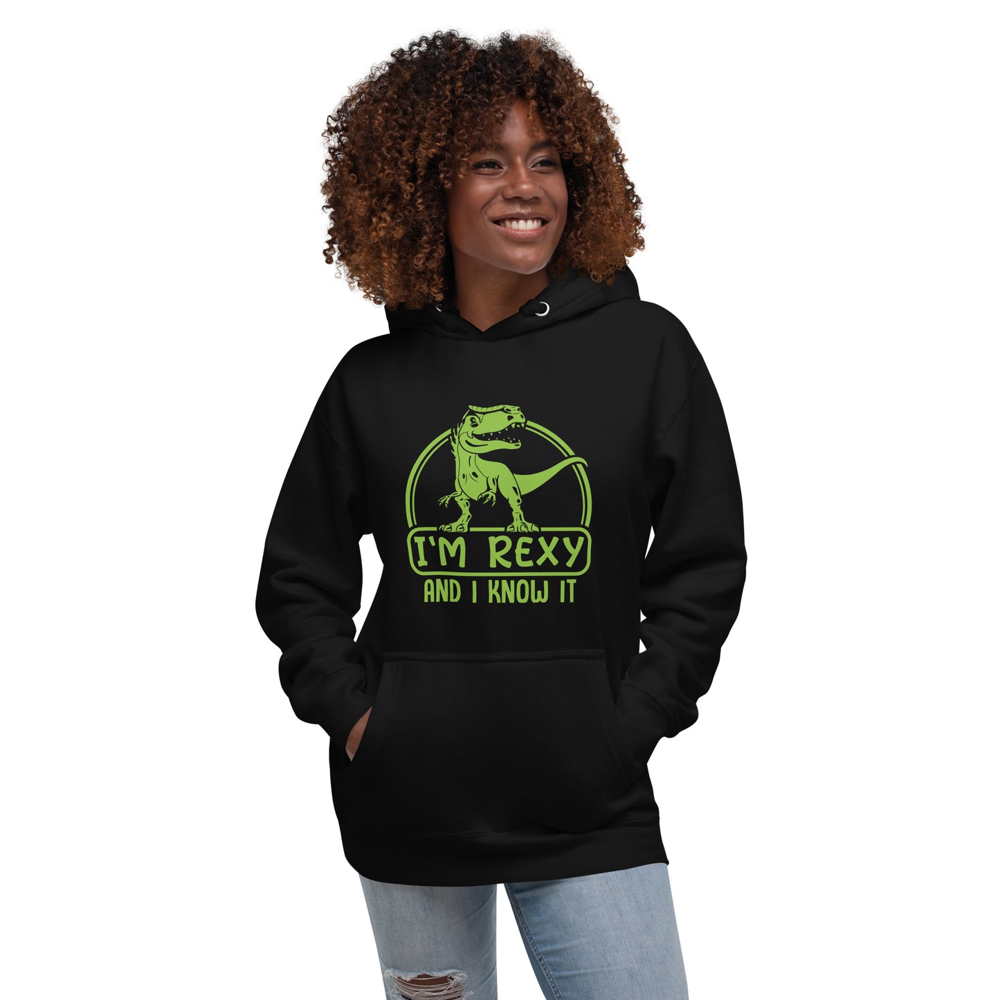 I'm Rexy And I Know It | Unisex Lightweight Hoodie