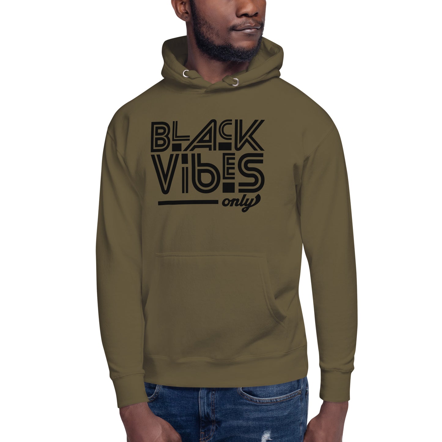 Black Vibes Only | Unisex Lightweight Hoodie