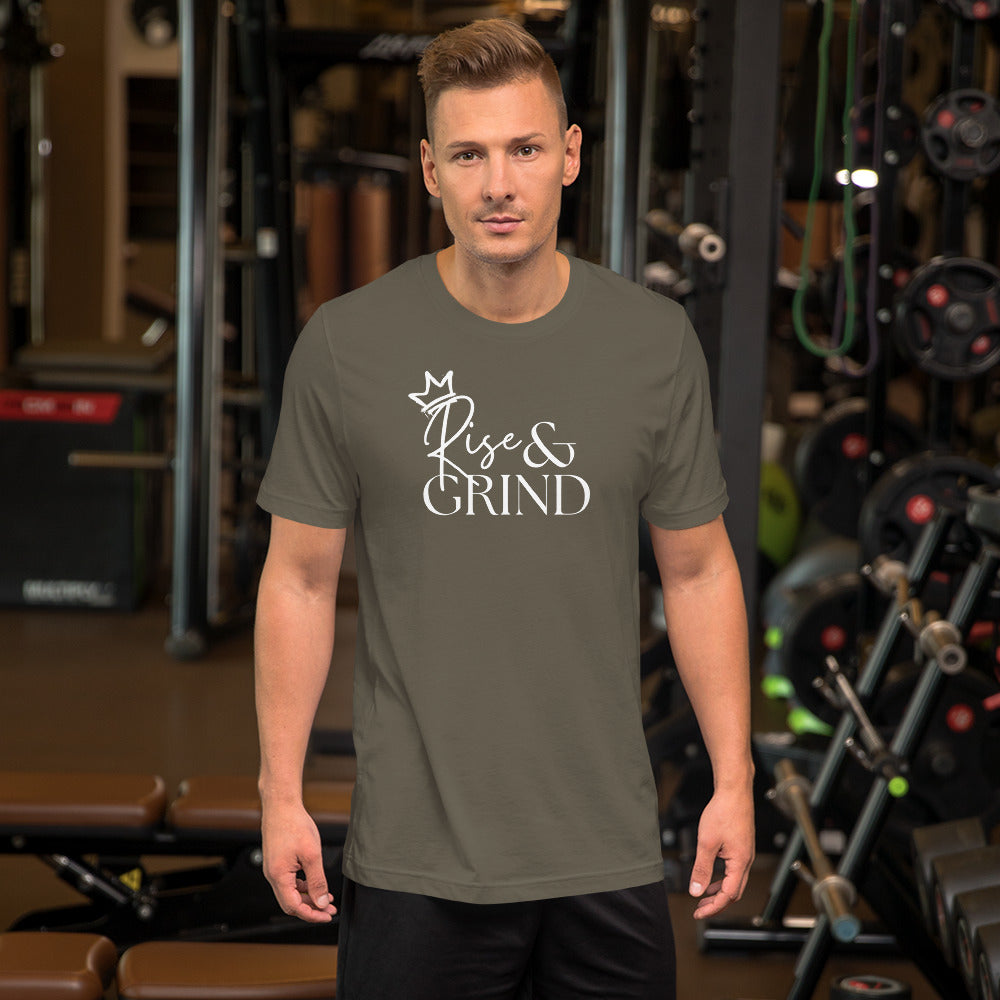 Rise & Grind Crown | Men's Relaxed Fit T-Shirt