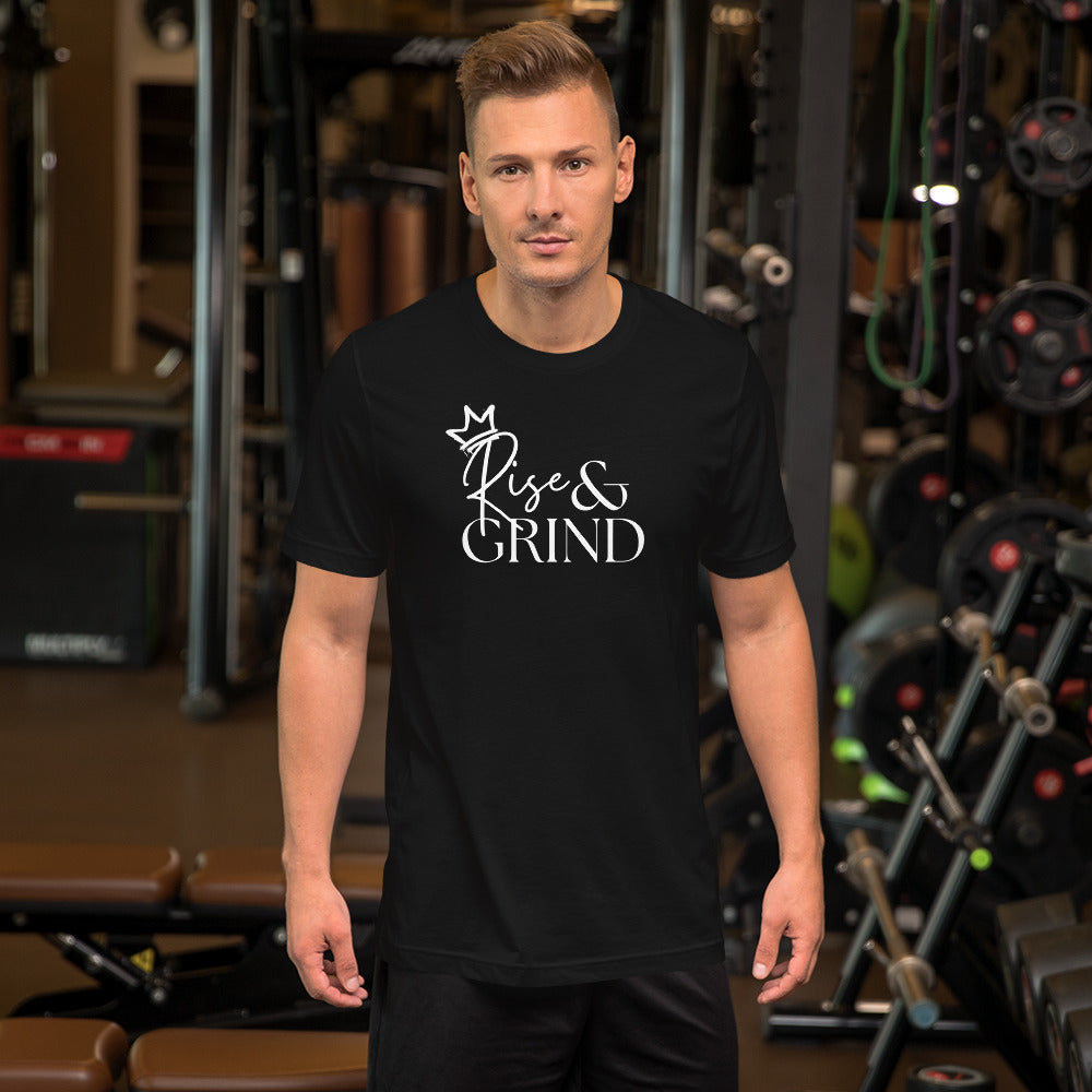 Rise & Grind Crown | Men's Relaxed Fit T-Shirt