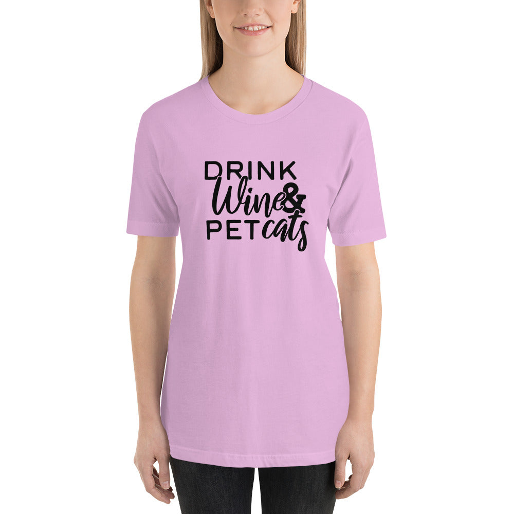 Drink Wine & Pet Cats | Women's Relaxed Fit T-Shirt