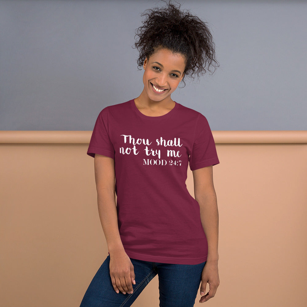 Thou Shalt Not Try Me | Women's Relaxed Fit T-Shirt