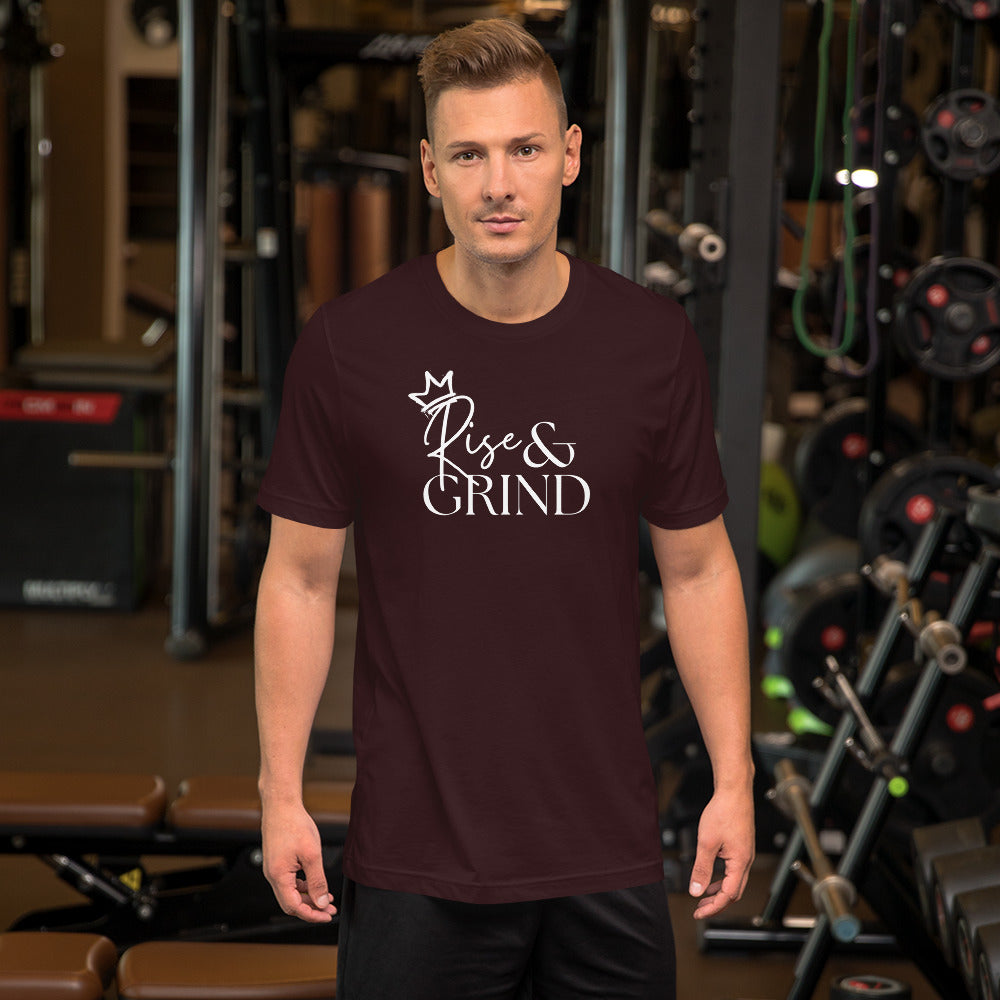 Rise & Grind Crown | Men's Relaxed Fit T-Shirt