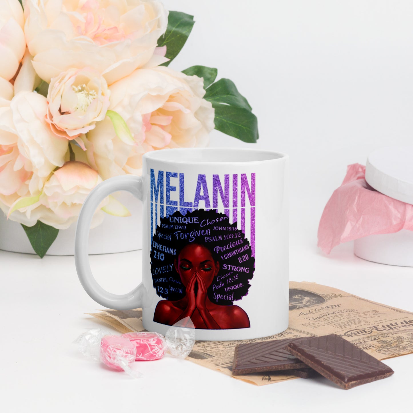 Melanin Heart | Black Love Mug