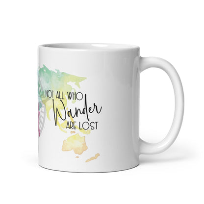 Not All Who Wander Are Lost | Happy Thoughts Mug