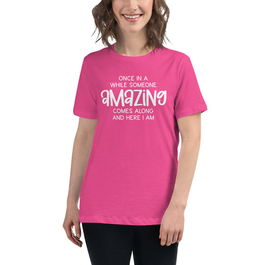 Here's Someone Amazing | Women's FashionFit T-Shirt