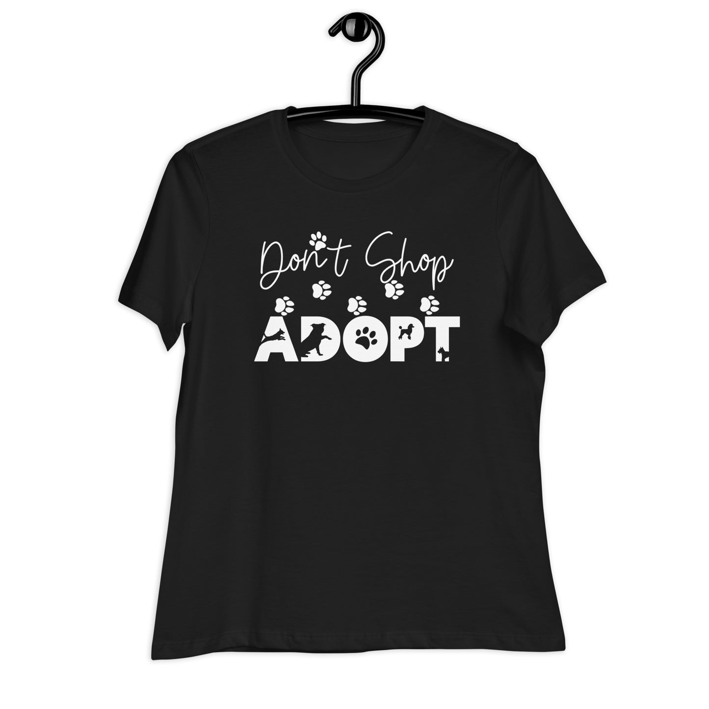 Don't Shop, Adopt | Women's Fashion Fit T-Shirt