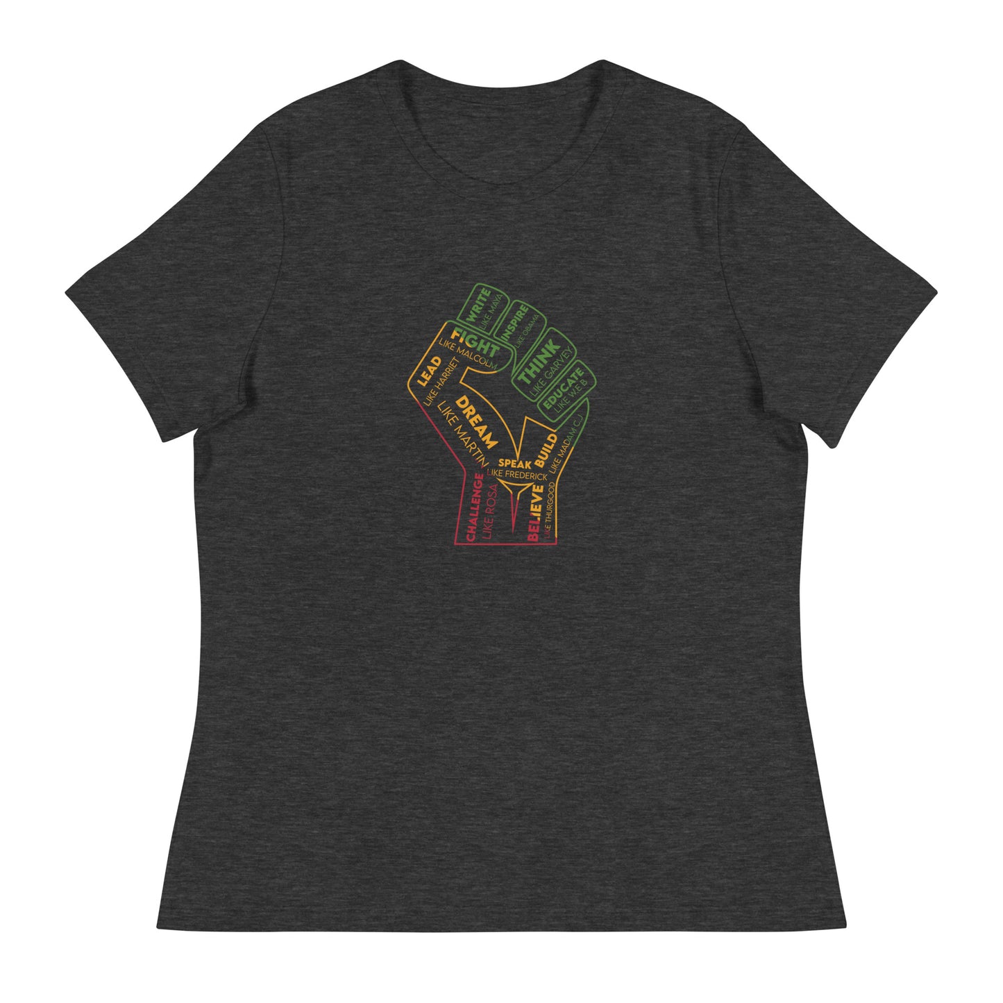 Black Heroes Proud Fist | Women's FashionFit T-Shirt