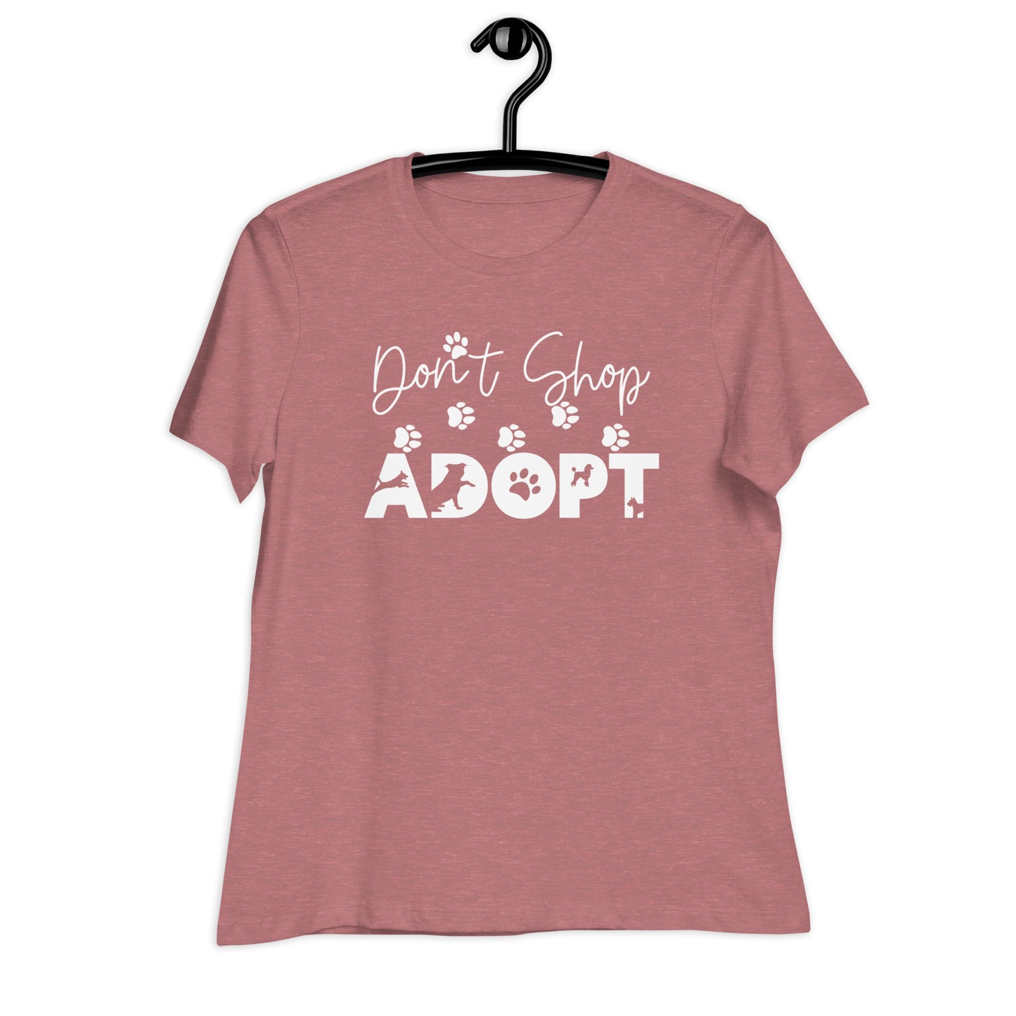 Don't Shop, Adopt | Women's Fashion Fit T-Shirt