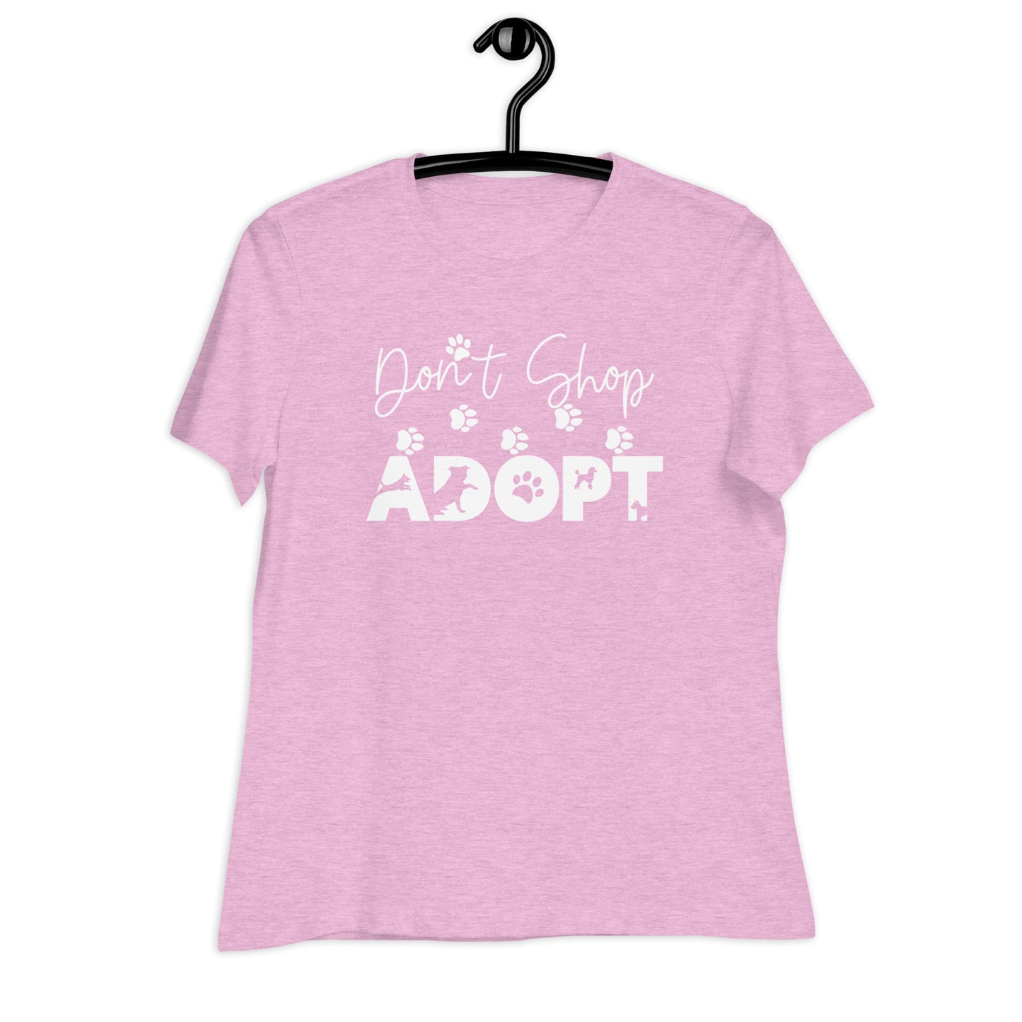 Don't Shop, Adopt | Women's Fashion Fit T-Shirt