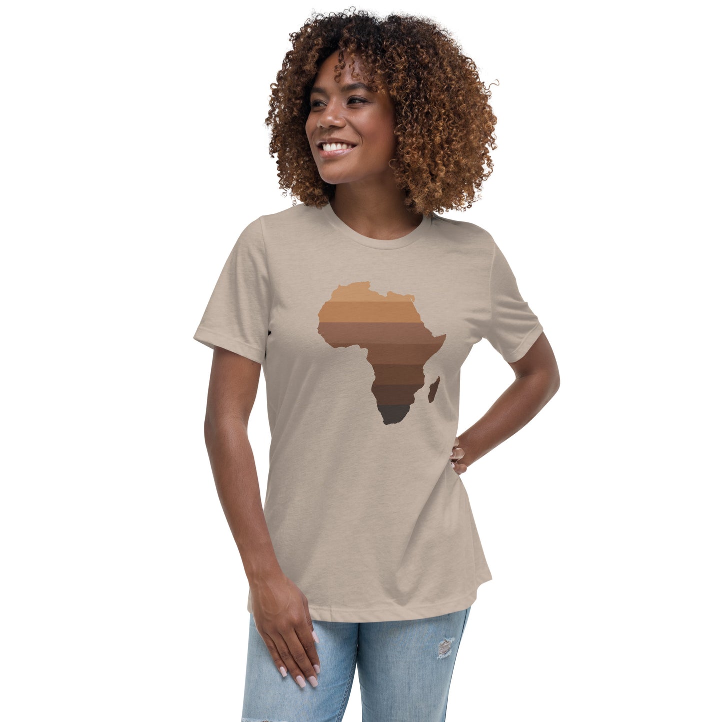 Brown Shades of Africa | Women's FashionFit T-Shirt