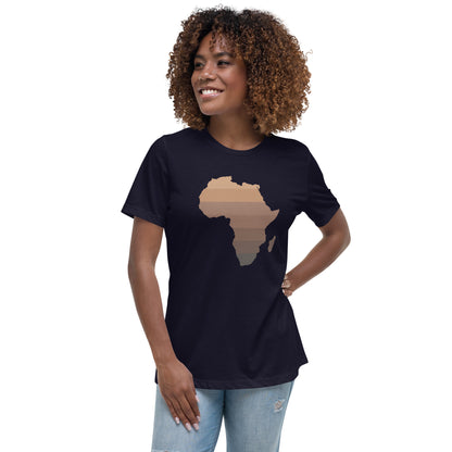 Brown Shades of Africa | Women's FashionFit T-Shirt