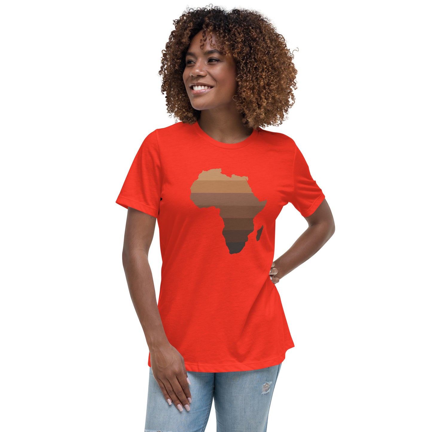 Brown Shades of Africa | Women's FashionFit T-Shirt