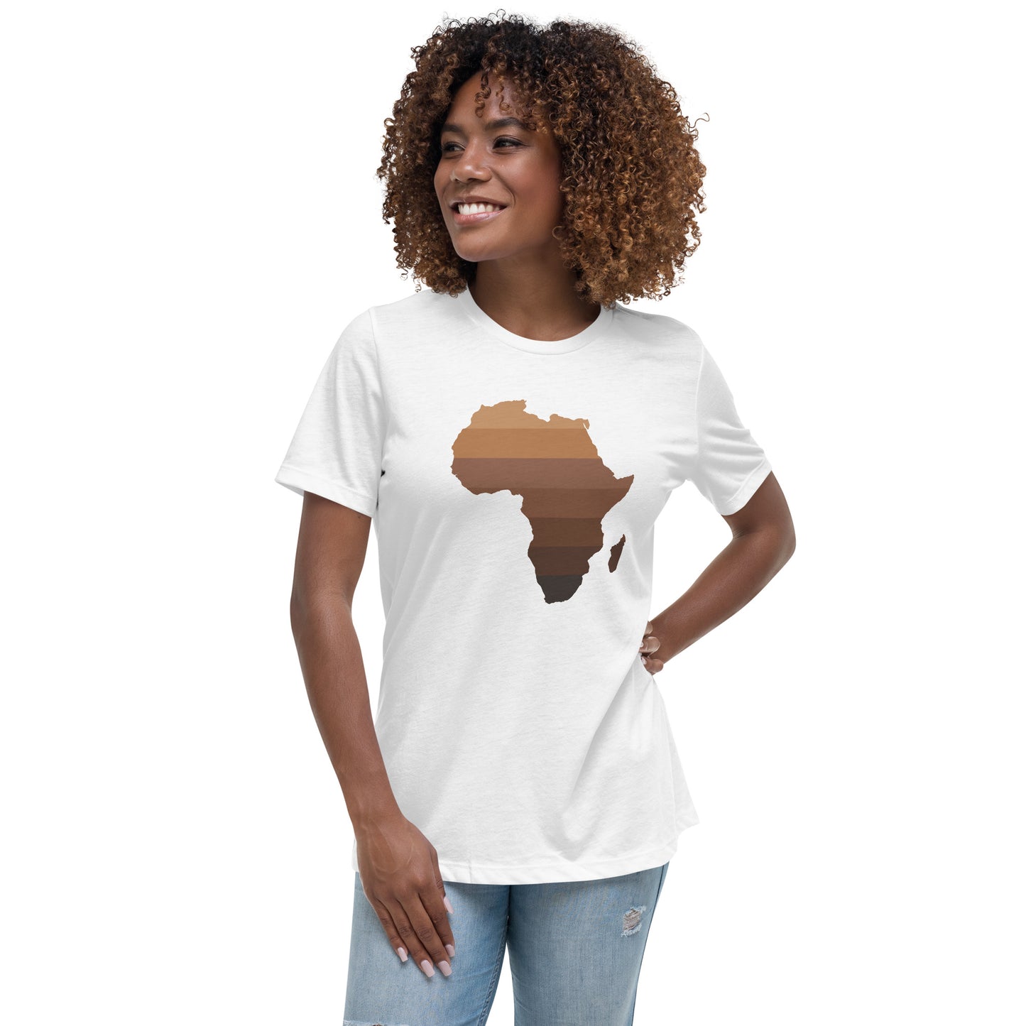 Brown Shades of Africa | Women's FashionFit T-Shirt